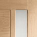 Modena Double Glazed External Oak Door (Dowelled) with Obscure Glass